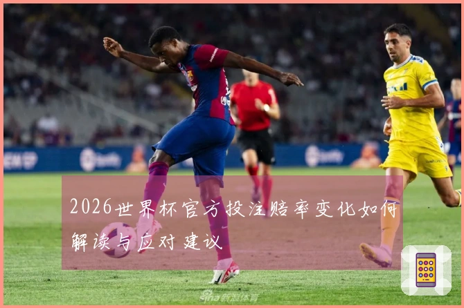2026世界杯官方投注赔率变化如何解读与应对建议