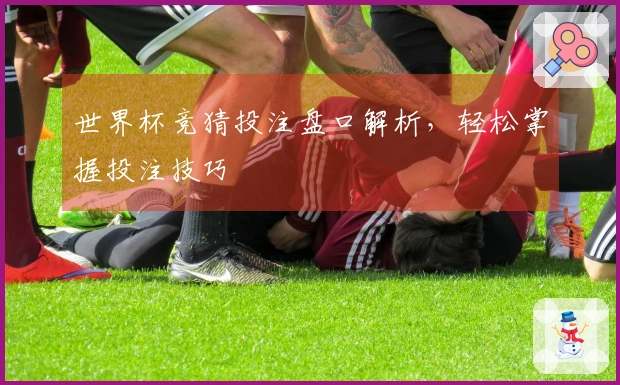 世界杯竞猜投注盘口解析，轻松掌握投注技巧