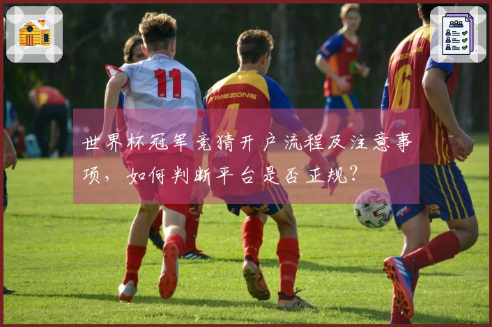 世界杯冠军竞猜开户流程及注意事项，如何判断平台是否正规？
